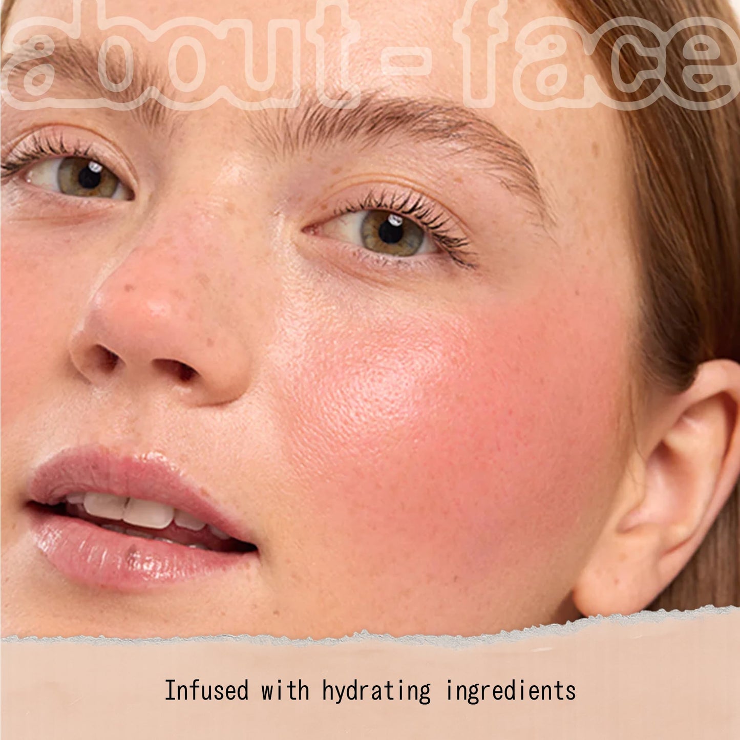 about-face Blush Rush Liquid Blush – Hydrating, Buildable Formula with Jojoba Oil, Hyaluronic Acid, and Squalane – Long-Lasting Dewy Finish – Vegan & Cruelty-Free (In the Dust – Rosy Mauve)