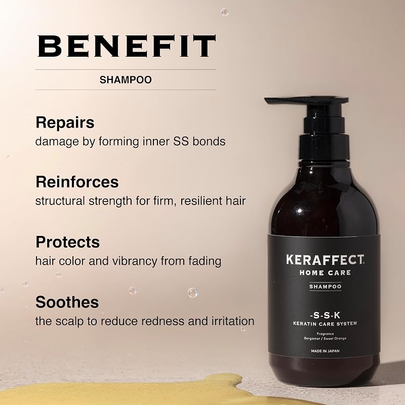 Repair Shampoo with Vital Keratin - 16.9 fl oz, Deep Hydration & Color Protection