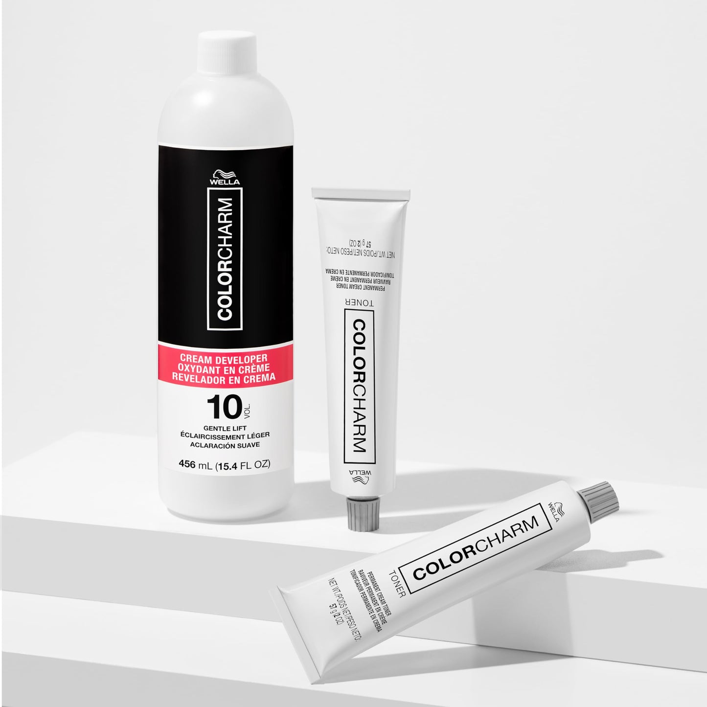 COLORCHARM Cream Hair Color Developer | 10 Volume | For Optimal Gray Blending and Rich Multi-Dimensional End Results | 7.8oz