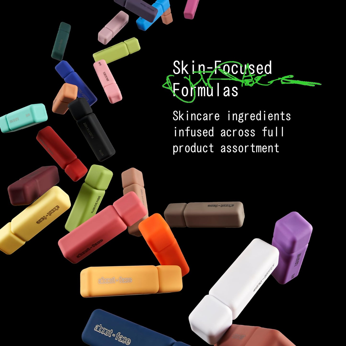 about-face Matte Fluid Eye Paint Blue Monday – High-Pigment Liquid Eyeshadow, Long-Lasting, No-Budge Matte Finish, Vegan & Cruelty-Free (Bright Blue)