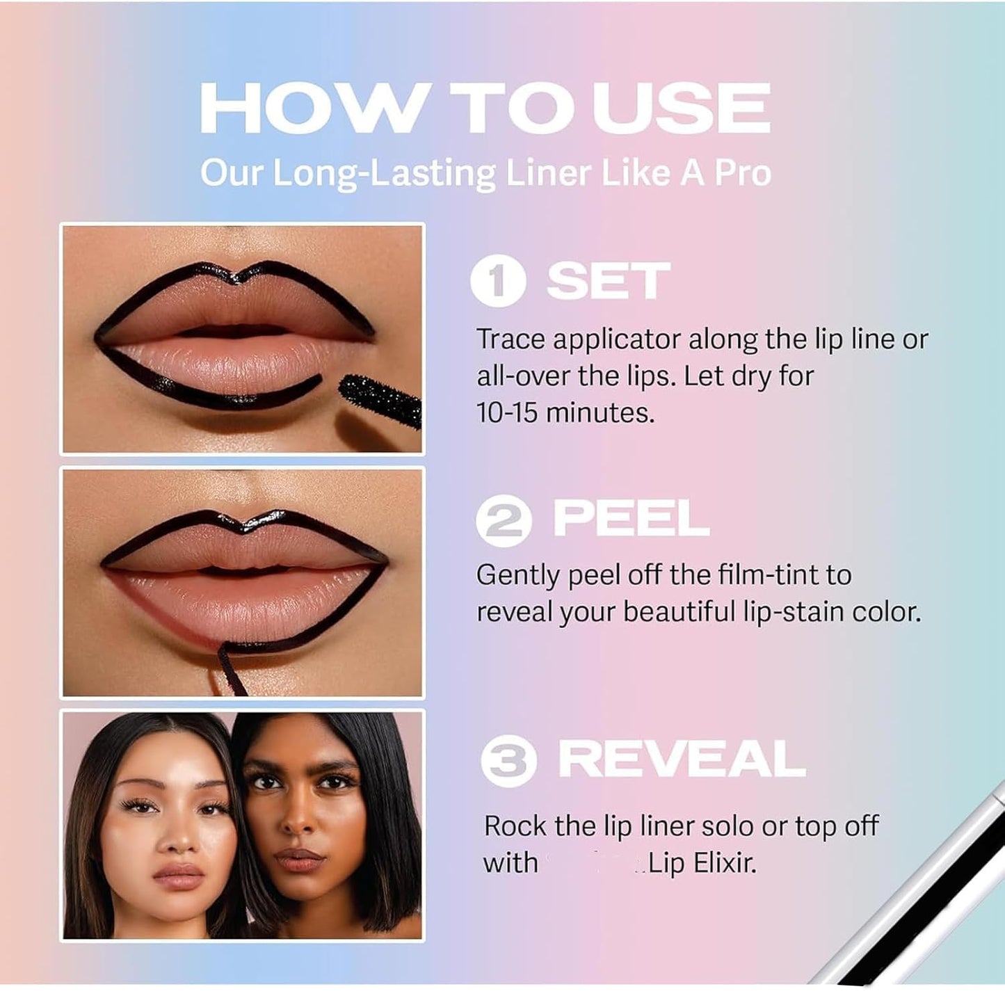 Kassaria Lip Stain, Peel Off Non-Stick Cup Matte Waterproof Longwear Liquid Lipliner, No Smudging, For All Skin Type (#04)