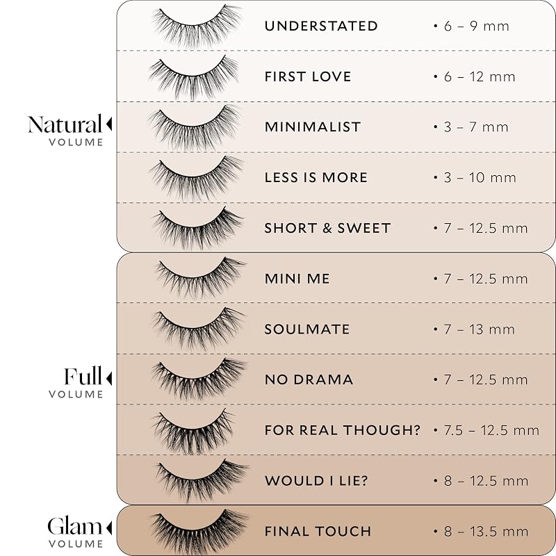 Velour Short & Sweet Effortless Strip Lashes - No Trim, 1 Pair