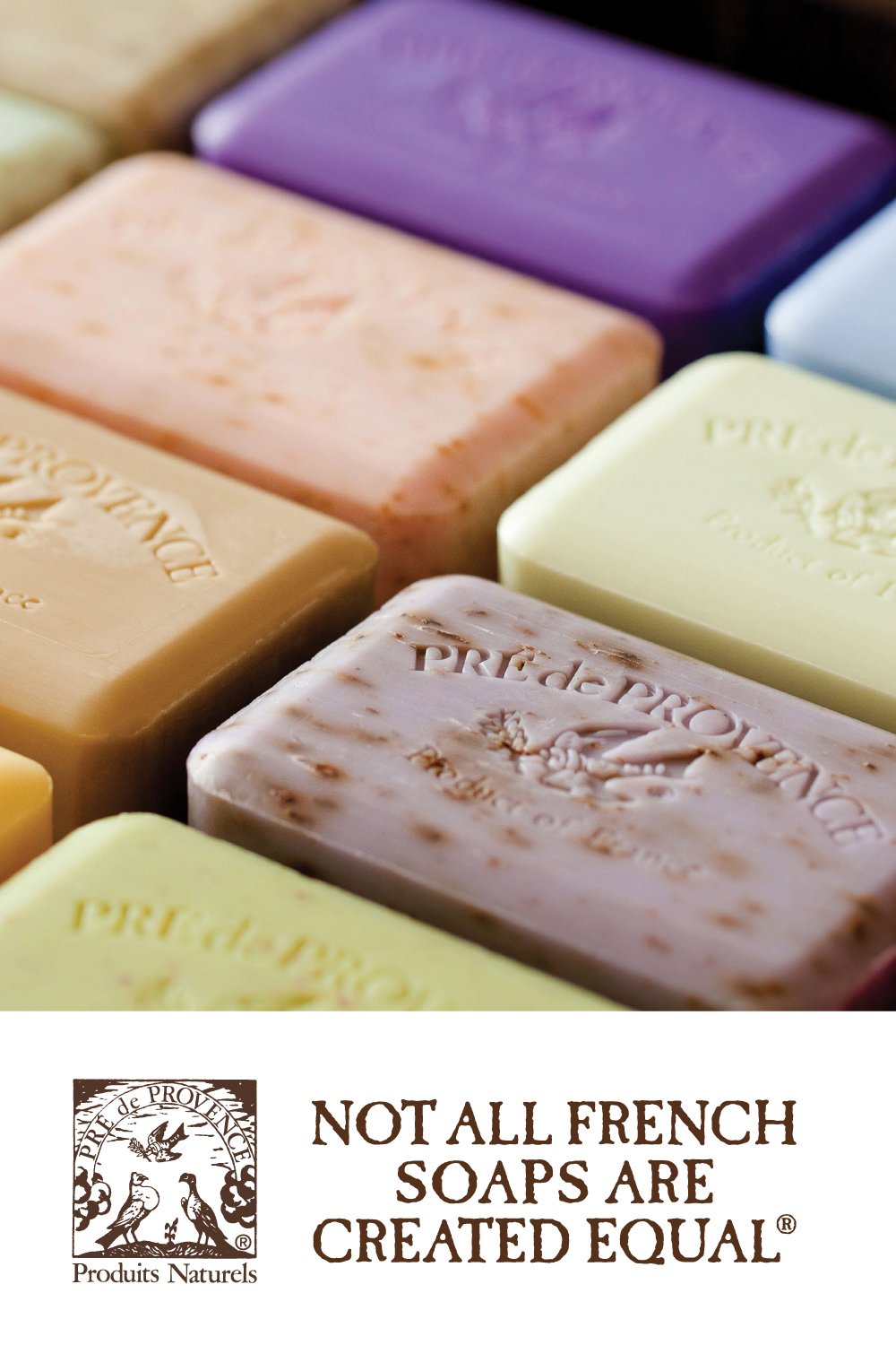 Pre de Provence Starflower Soap Bar - Organic Shea Butter, Quad Milled, 8.8 oz Natural French Skincare