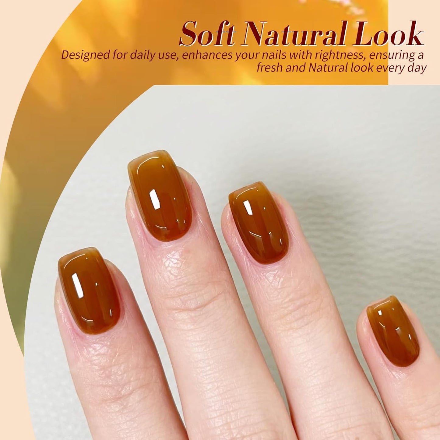Born Pretty Neon Jelly Gel Nail Polish Set - Halloween Colors, Soak Off UV/LED for Salon & DIY