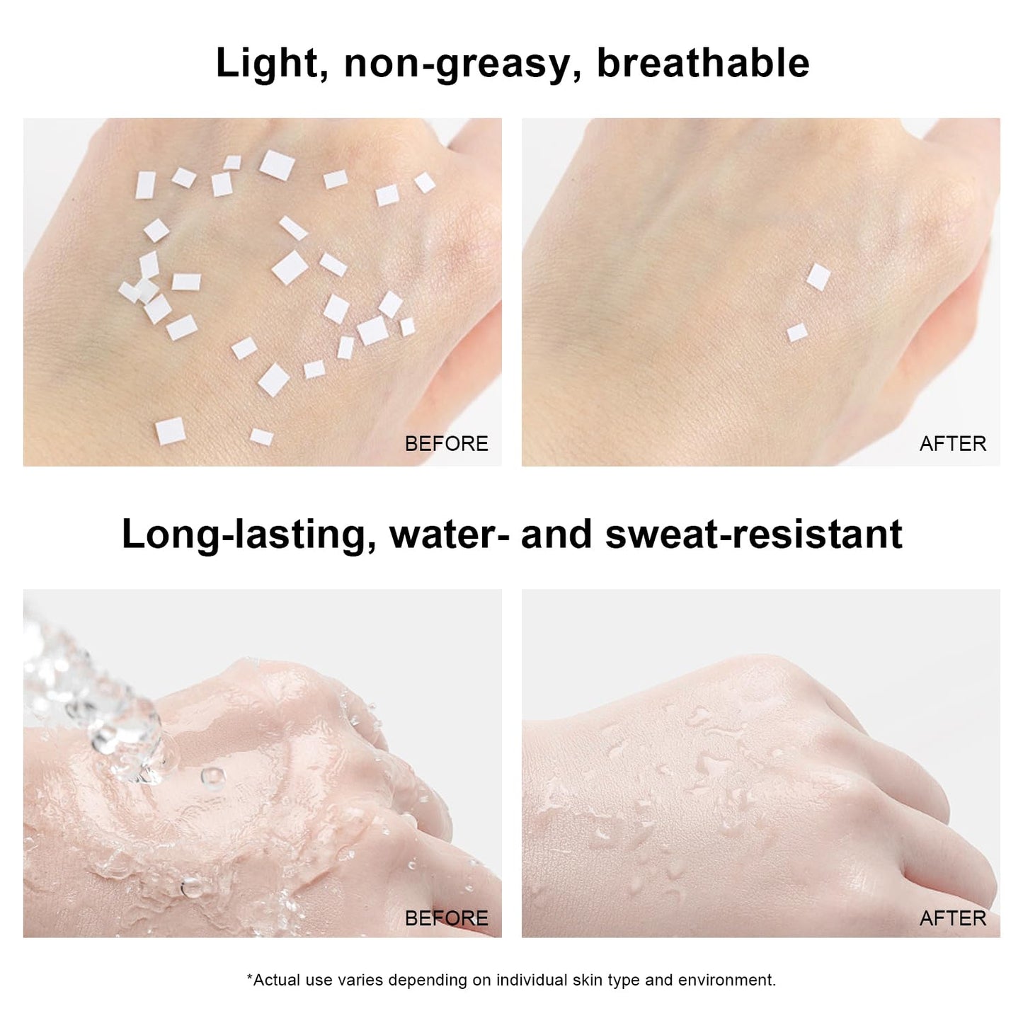 Meilury Sunscreen Mineral Setting Powder, SPF 35, Talc-Free, Blurring Finishing Powder, Buildable Lightweight Coverage, for Matte Base Makeup (#01 Translucent Setting Makeup)