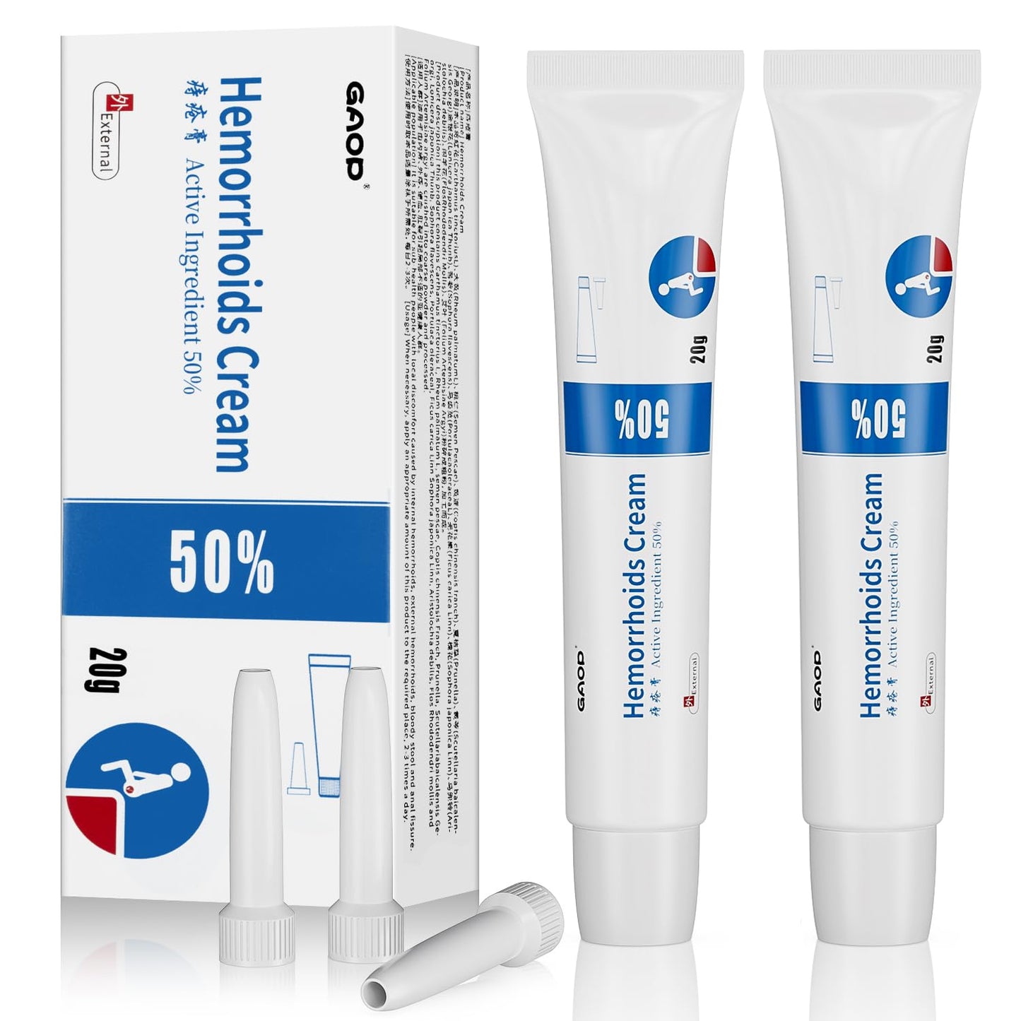 NXHMSWYG Hemorrhoid Cream, Fissure Ointment Body Care Cream Helps to Relieve Pain&Reduce Burning for Men and Women (2pcs)