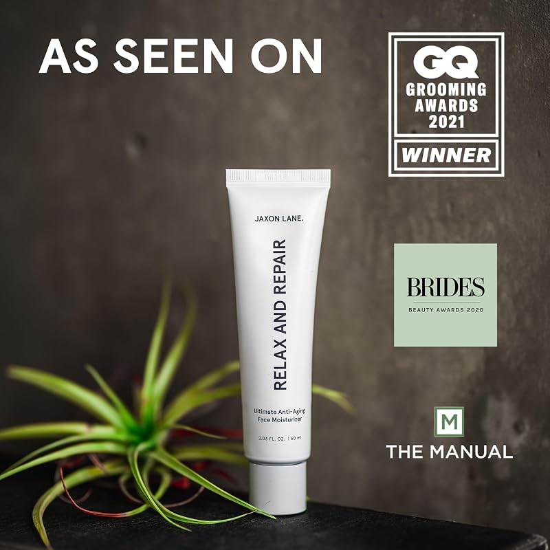 Relax and Repair Korean Face Moisturizer for Men, 2.03 Fl Oz