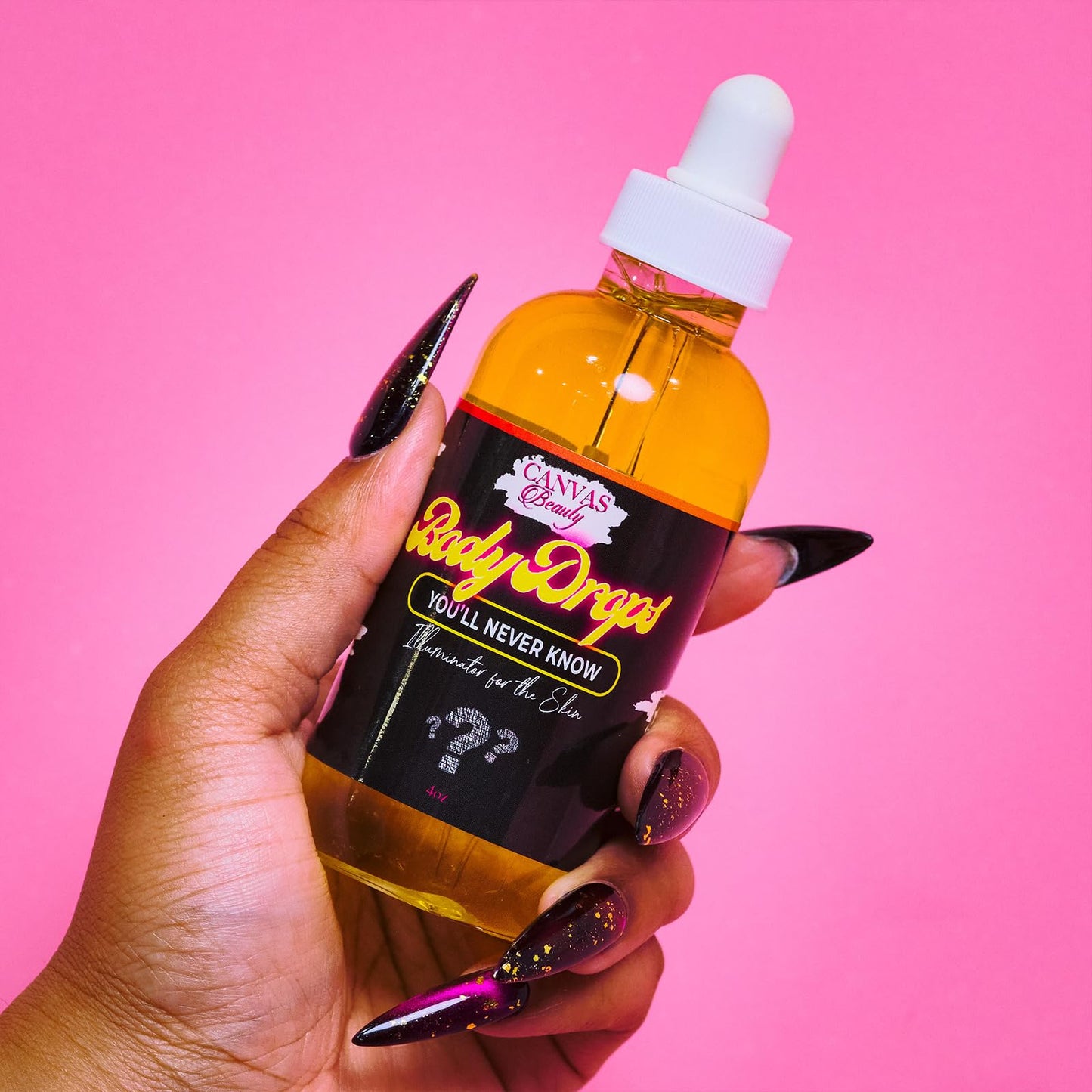 Canvas Beauty Body Drops, You'll Never Know - With Coconut Oil, Jojoba Oil & Vitamin E