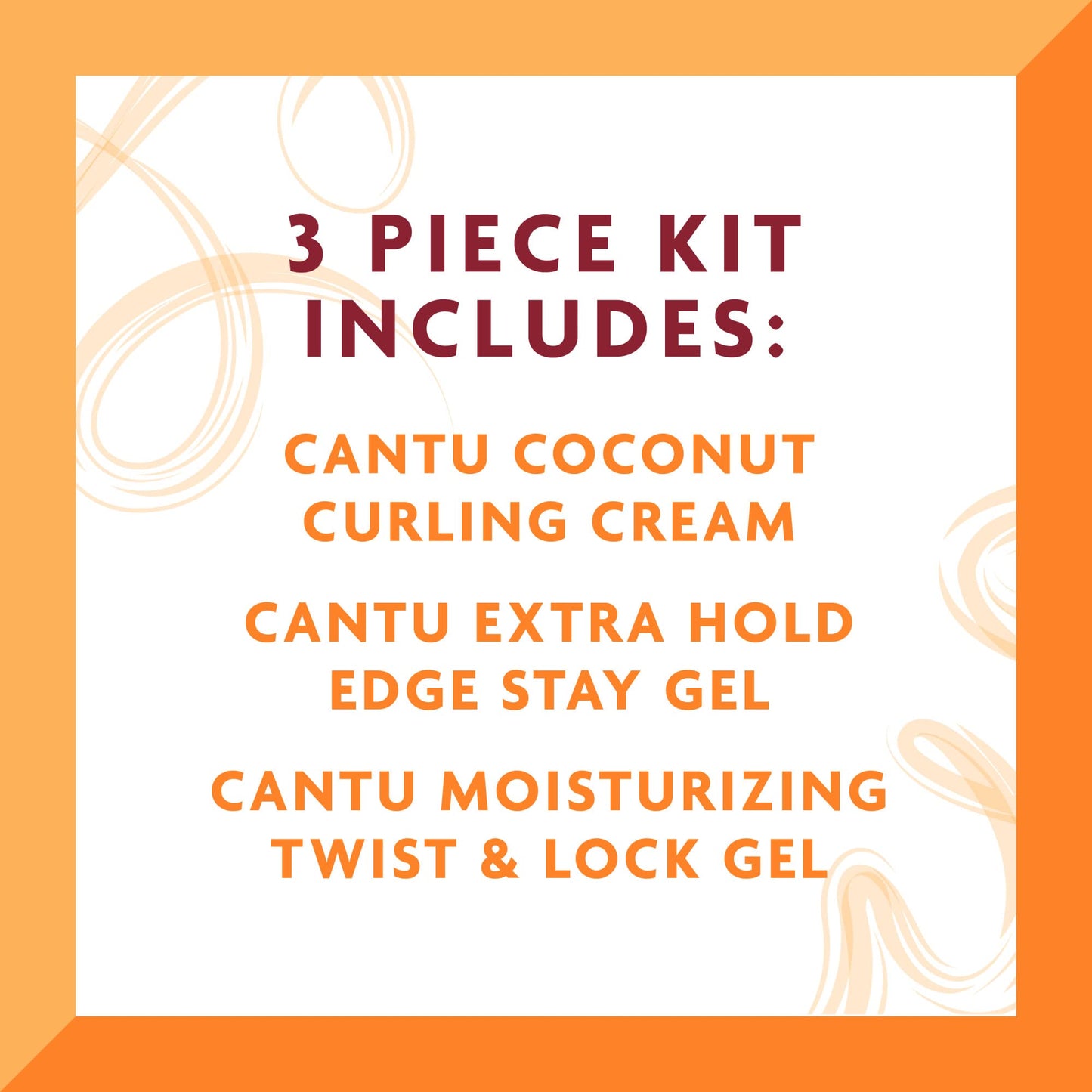 Cantu Coconut Twist Bundle, 3 Count