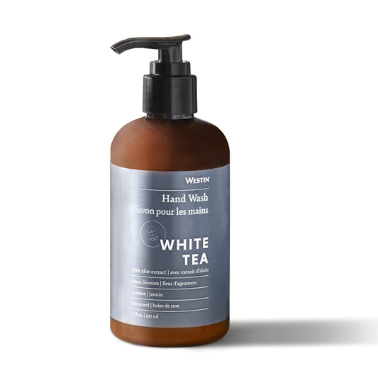 Westin White Tea Liquid Hand Soap - Signature White Tea Fragrance Combined With Aloe - Aromatherapy - Luxury Hotel Spa Collection - 8oz