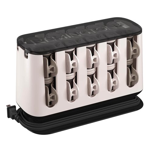 Remington Shine Therapy Argan Oil & Keratin Treated Hot Rollers Set, Professional Hair Curlers for Setting All Hair Lengths from Short and Medium to Long