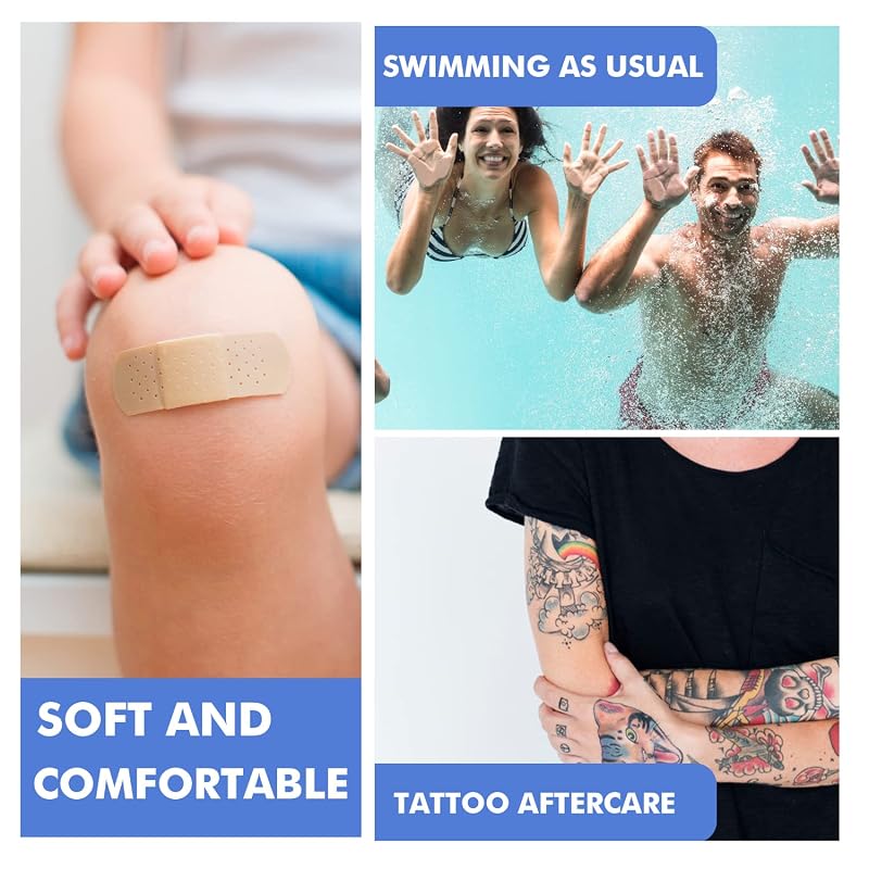 Tattoo Aftercare Waterproof Bandage 7.87 in x 10.9 yd Roll - Second Skin Wound Healing