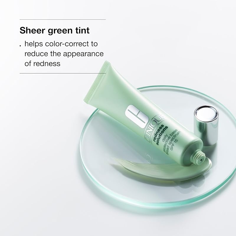 Oil-Free Green-Tinted Primer with SPF 15 for Rosacea - Daily Protective Base