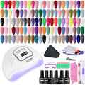 Variation of THIS listing: JODSONE Gel Nail Polish Kit with UV Light 60 Pcs, 55 Colors Set-08