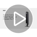 DREO 36-Inch Pearl White Smart Tower Fan with 28ft/s Velocity, 8 Speeds & Quiet Operation