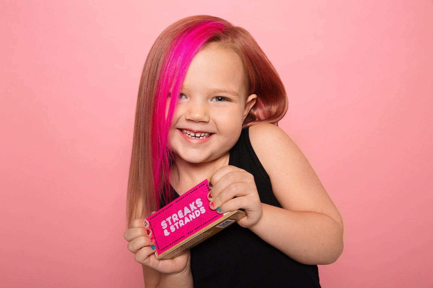 Good Dye Young Streaks and Strands Semi Permanent Hair Dye (Ex-Girl Pink) – UV Protective Temporary Hair Color Lasts 15-24+ Washes – Conditioning Pink Hair Dye – PPD free - Cruelty-Free & Vegan