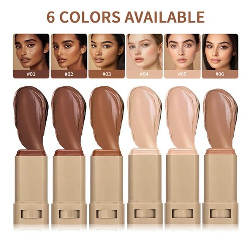 Covebalm Beauty Skin Tint, Serum Boosted Hydration skin tint for Black Women, Foundation Stick Beauty Balm, Lasting Moisturizing, Non-Greasy & Waterproof (#03)