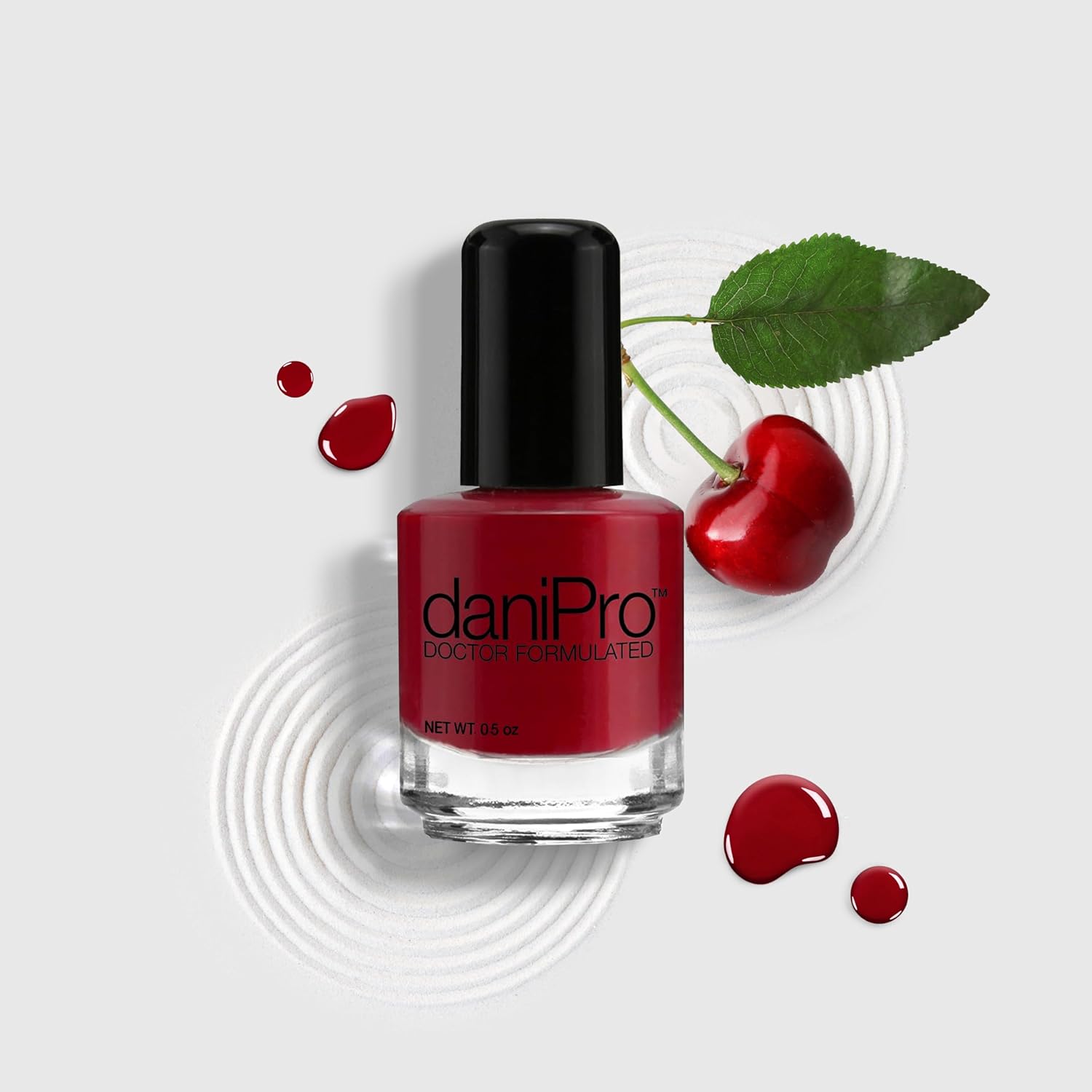 Vegan Pearlescent Mocha Nail Polish - Doctor-Formulated with Biotin & Undecylenic Acid, 0.5 oz