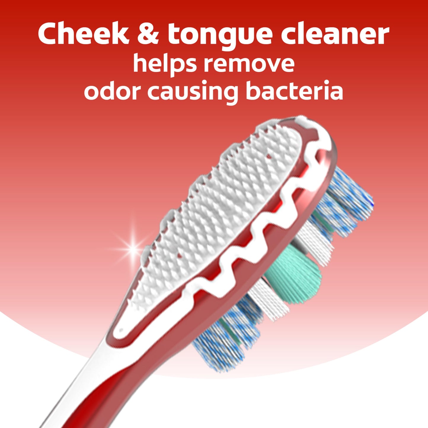 Colgate 360 Optic White Advanced Whitening Toothbrush, Adult Medium Toothbrush with Whitening Cups, Helps Whiten Teeth and Removes Odor Causing Bacteria, 2 Pack