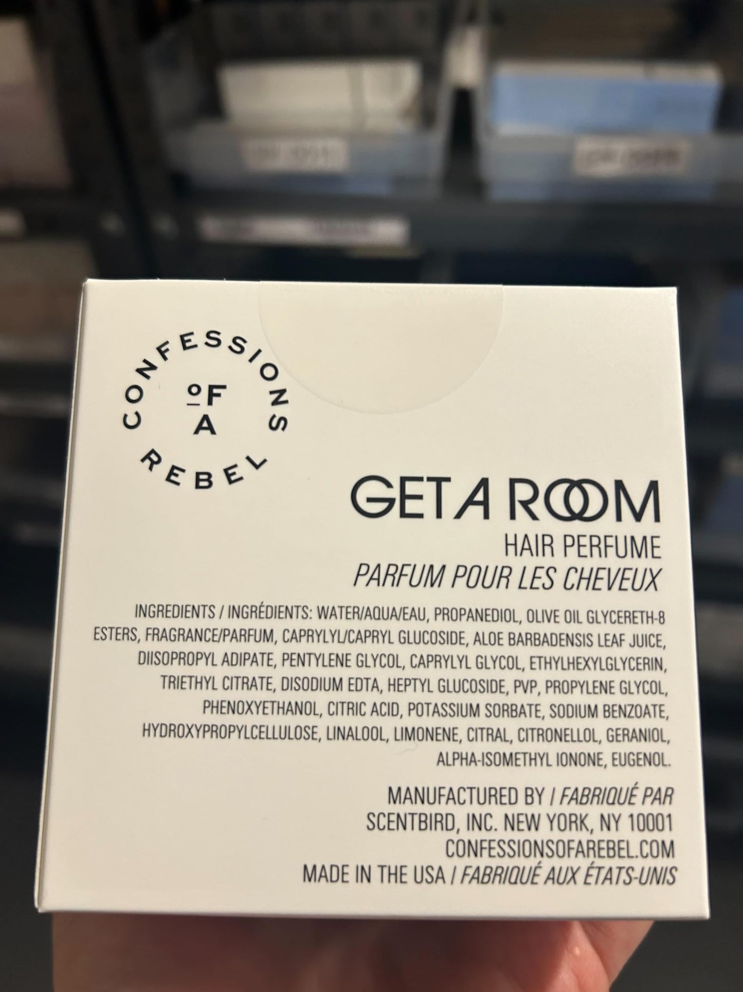 Confessions of a Rebel Hair Perfume For Women - Hair Mist Perfume for Women - Hair Fragrance Spray - Hair Scent - Get A Room 3.4 oz