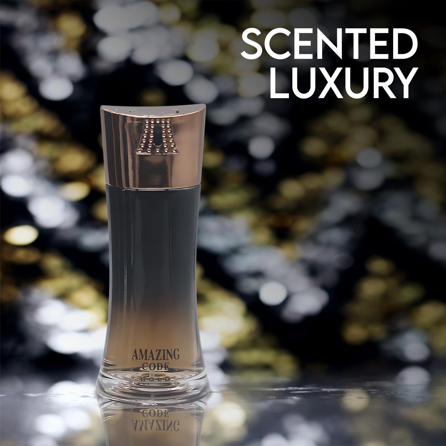 AFLUXE Cologne for Men Set 4 Combo Sets(Dark Black,Invincible Black,Amazing Code Gold,GK N1) Eau De Parfume/Toilette Natural Spray Each 100ML Men Perfume Long Lasting Fragrance for Daily Use