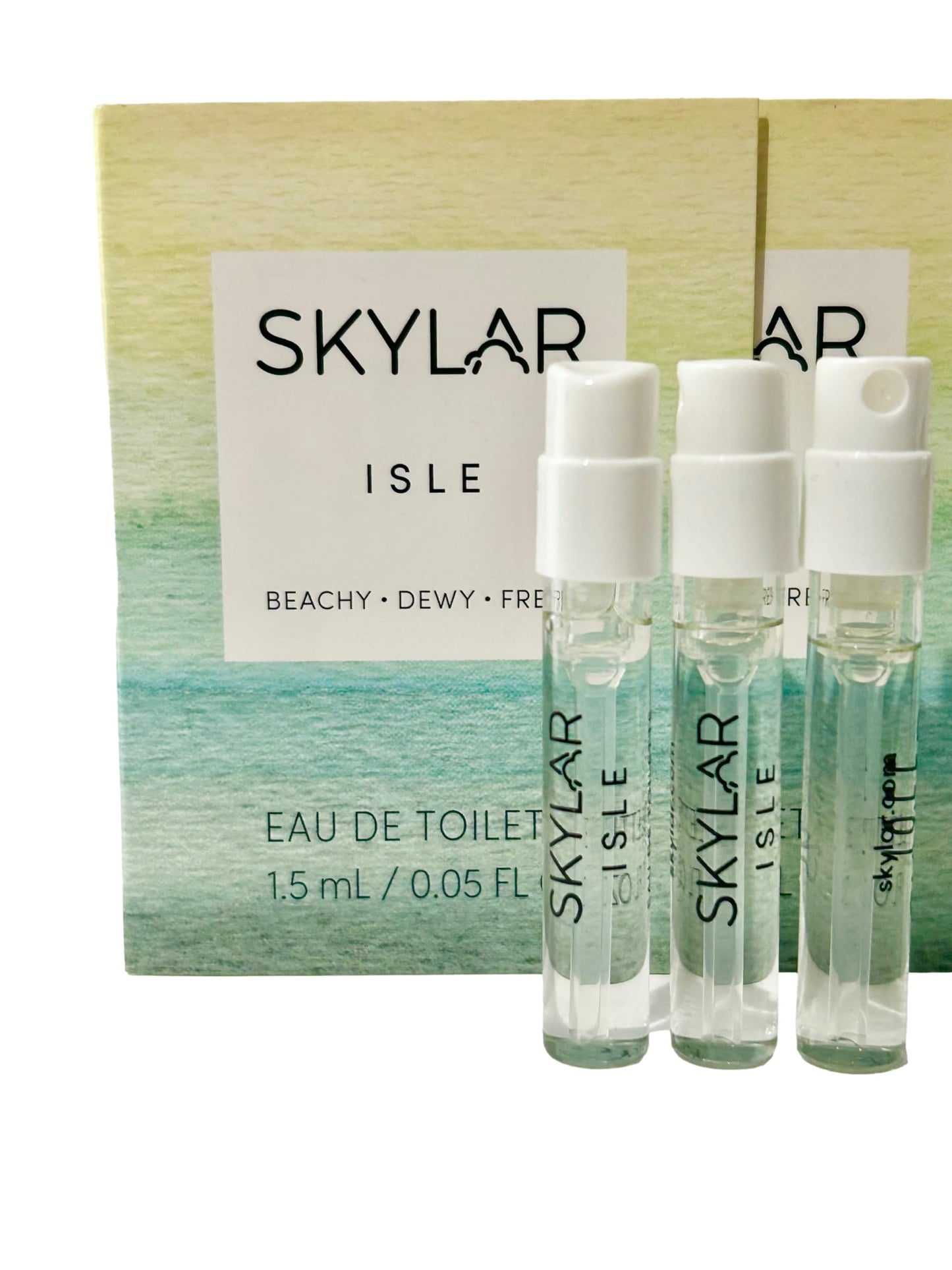 Skylar ISLE Women Sample Perfume EDT 1.5 ml / 0.05 oz - set of 3 - (8405)