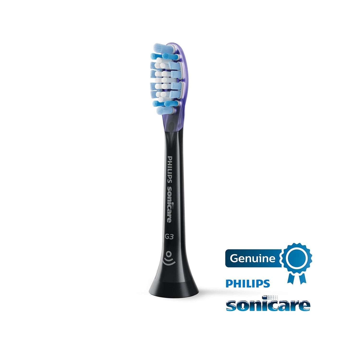 Philips Sonicare Genuine G3 Premium Gum Care Replacement Toothbrush Heads, Black, HX9054/95