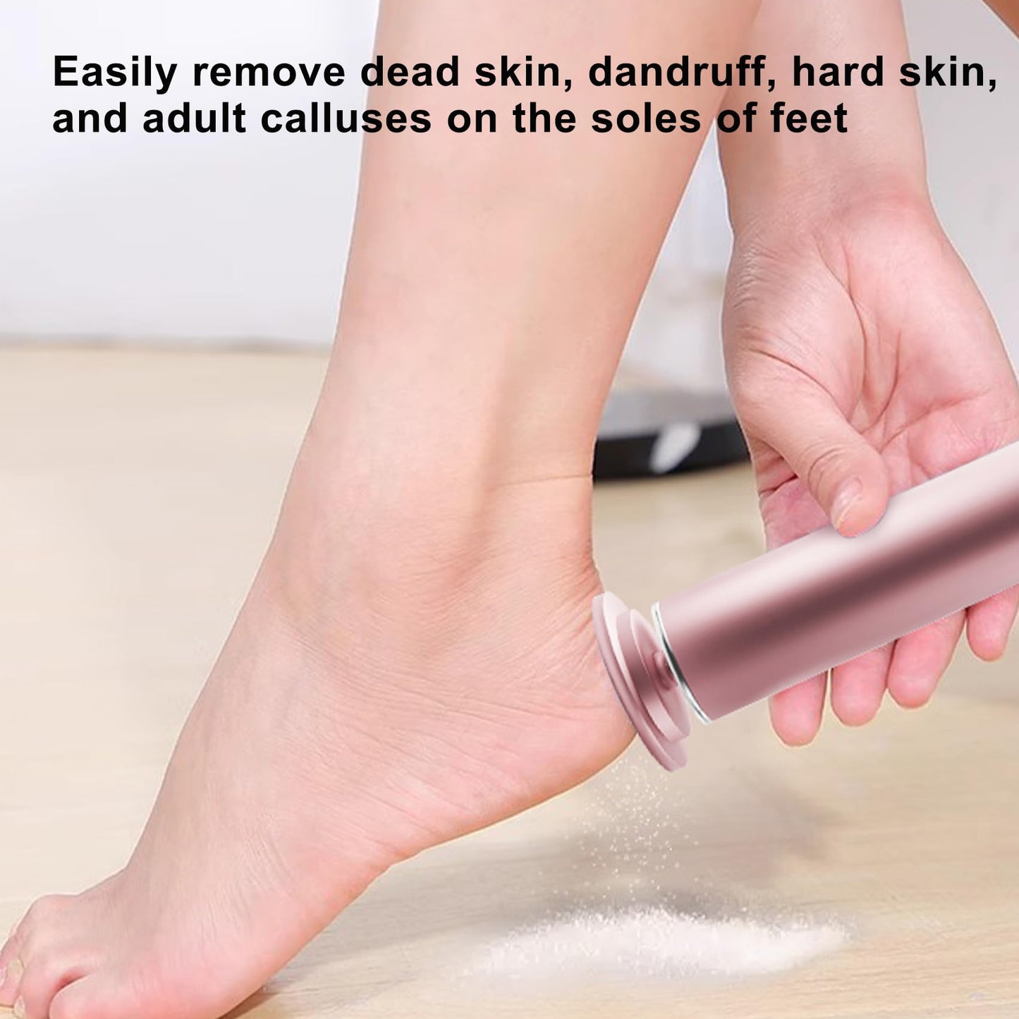 Avalaine Electric Foot Callus Remover, 2025 Upgraded Rechargeable Pedicure Tool, The Original Electric Callus Remover, Adjustable Speed, for Dead Skin & Cracked Heels, for Men & Women (Gray)
