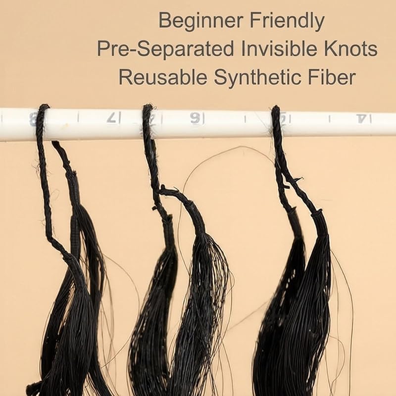 Synthetic Deep Wave Crochet Hair 16 Inch 100g 1B Natural Black – Miracle Knots (Variation #1B Natural Black+16 Inch-100g)
