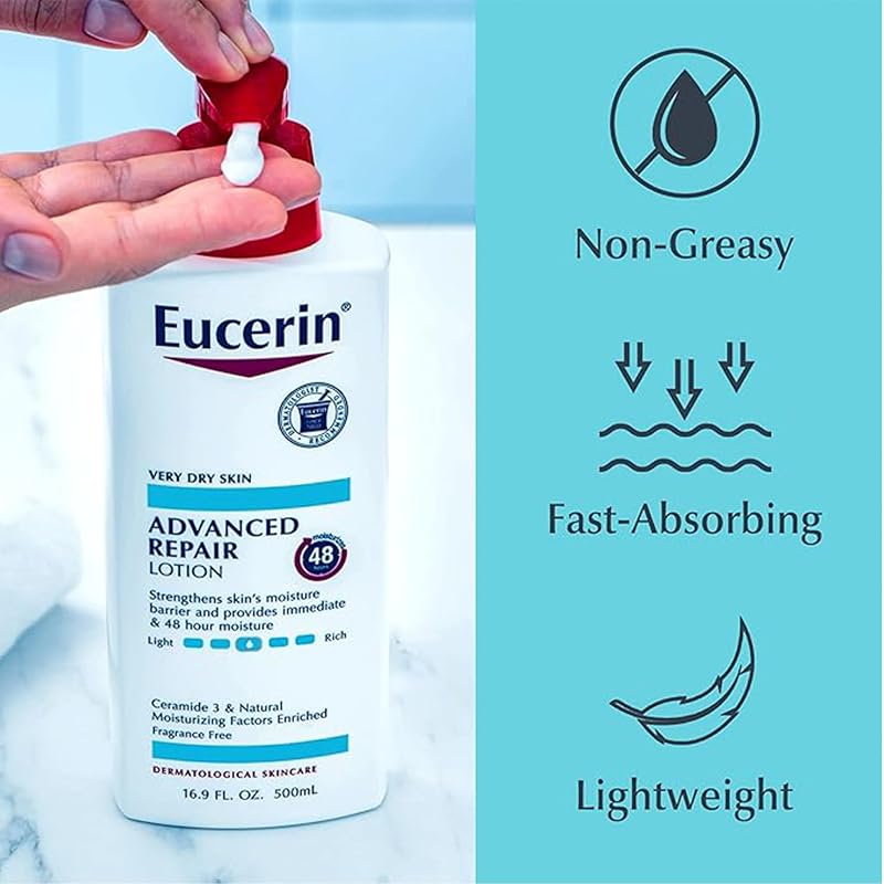 Eucerin Advanced Repair & Eczema Relief Bundle - 2-Piece Skin Care Set