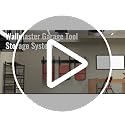 Garage Wall Mount Folding Chair Hangers with 12 Hooks and 6 Panels - Heavy Duty Steel Storage Organizer
