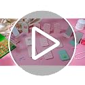Folding Pink Bow Mini Makeup Mirror - 24 Pcs Bridal & Party Favors