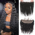 Zhengshuo Deep Wave HD Lace Frontal 13x4 Free Part 20 Inch Virgin Human Hair