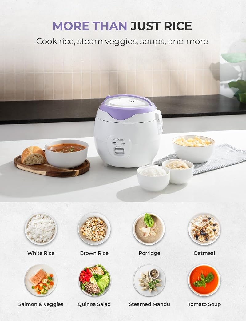 CUCKOO 12-Cup Rice Cooker and Warmer CR-0671V, White