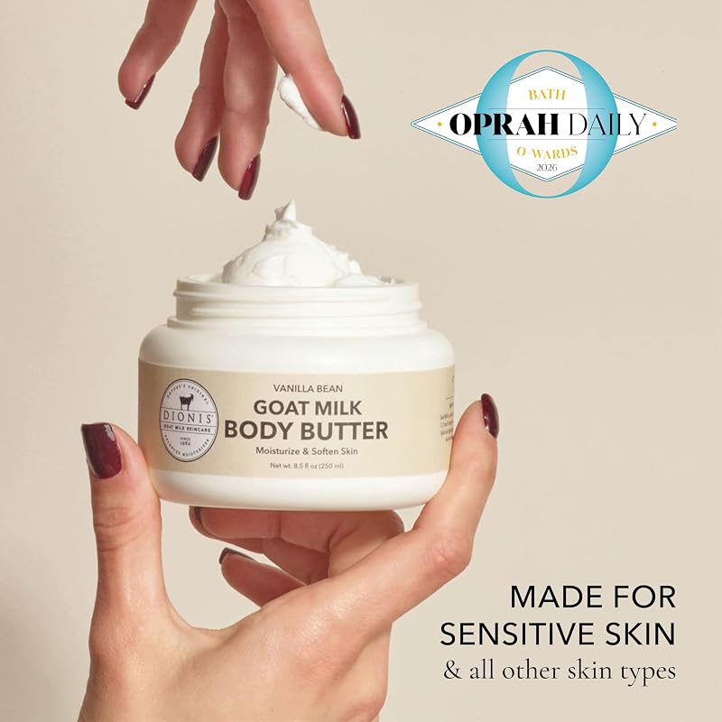 Dionis Goat Milk Whipped Body Butter Vanilla Bean 8.5 oz - Variation: Vanilla