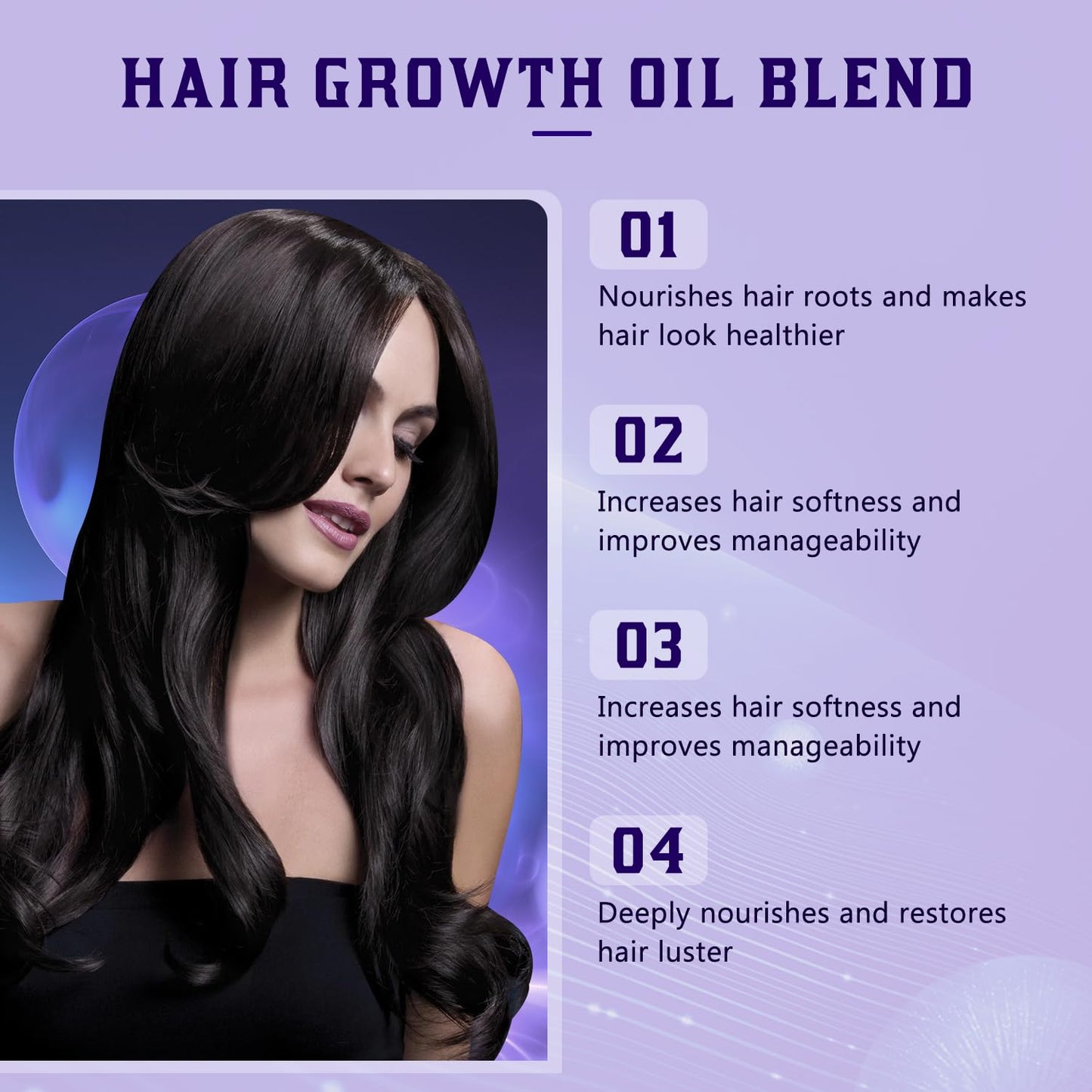 No Bald Hair Growth Oil Blend, Deep Conditioning Hair Mask, Hair Mask for Hair, Hair Mask for All Hair Types