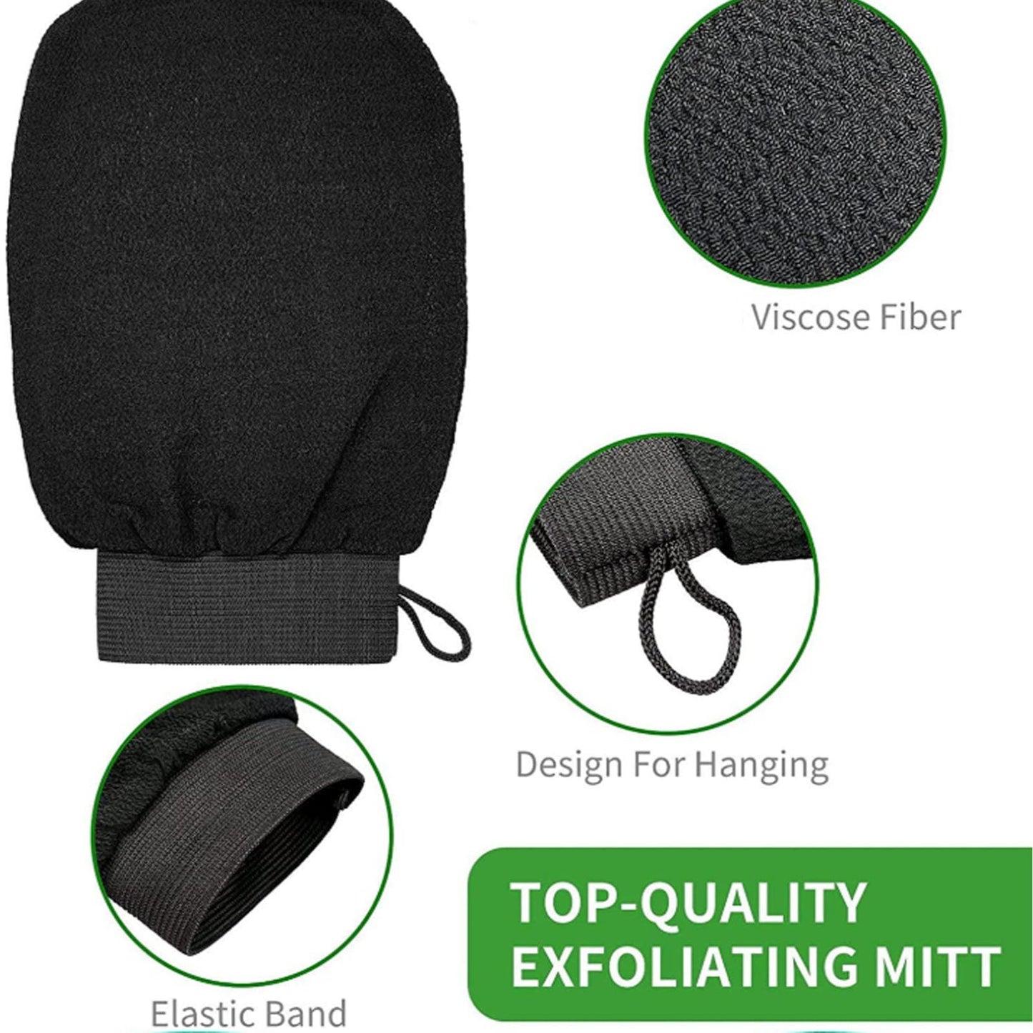 Cheeky Glow Exfoliating Glove, Exfoliating Glove, Scrub Gloves Exfoliating, Body Scrub Gloves Deep Body Exfoliator Mitt Dead Skin Remover Shower Scrubbing Gloves (White+ Pink)