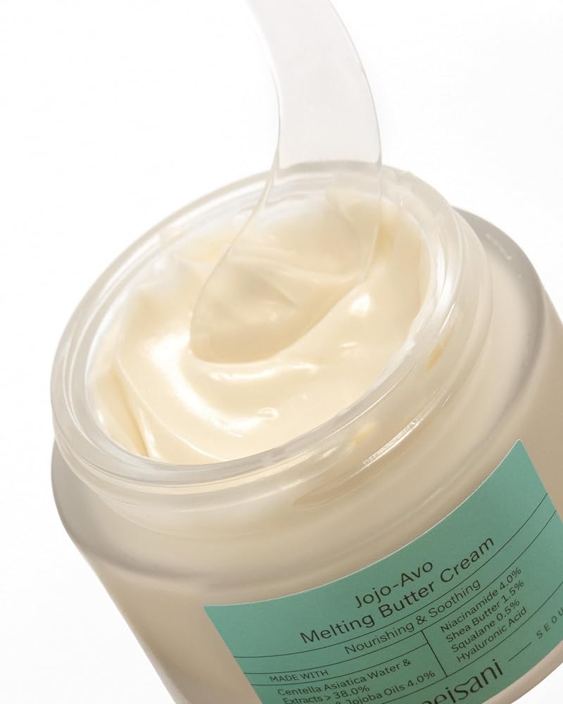 Jojo-Avo Melting Butter Cream with Avocado & Jojoba – Rich Body Moisturizer 1.76 fl oz
