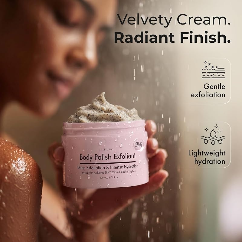 Body Polish Gentle Exfoliant with Coconut Shell & Silk - 6.76 oz / 200 mL