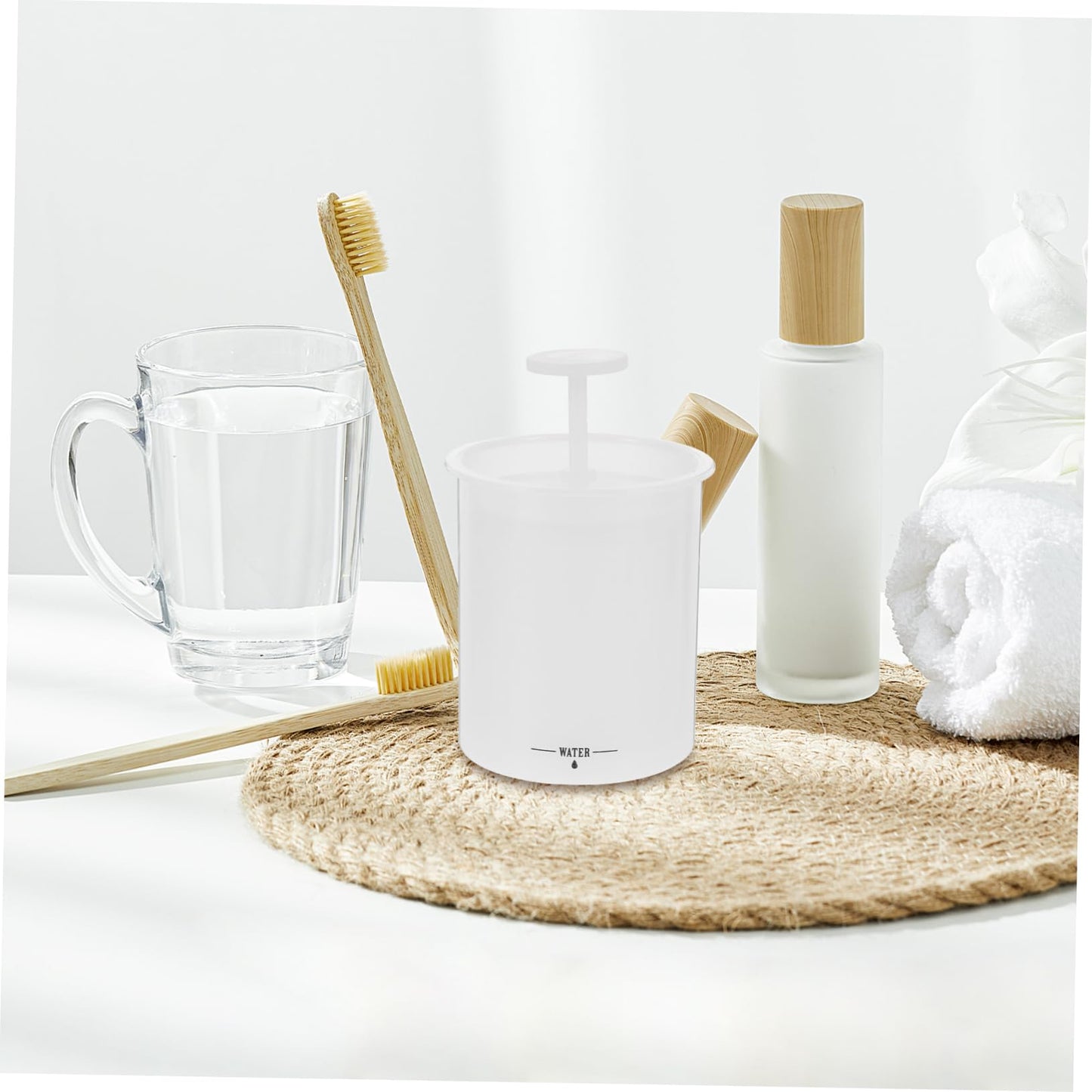 Baluue 2pcs Facial Foam Maker Cups Portable Cleansing Tool for Home Travel Produces Rich Foam for Skincare Efficient Face Wash Foamer Output