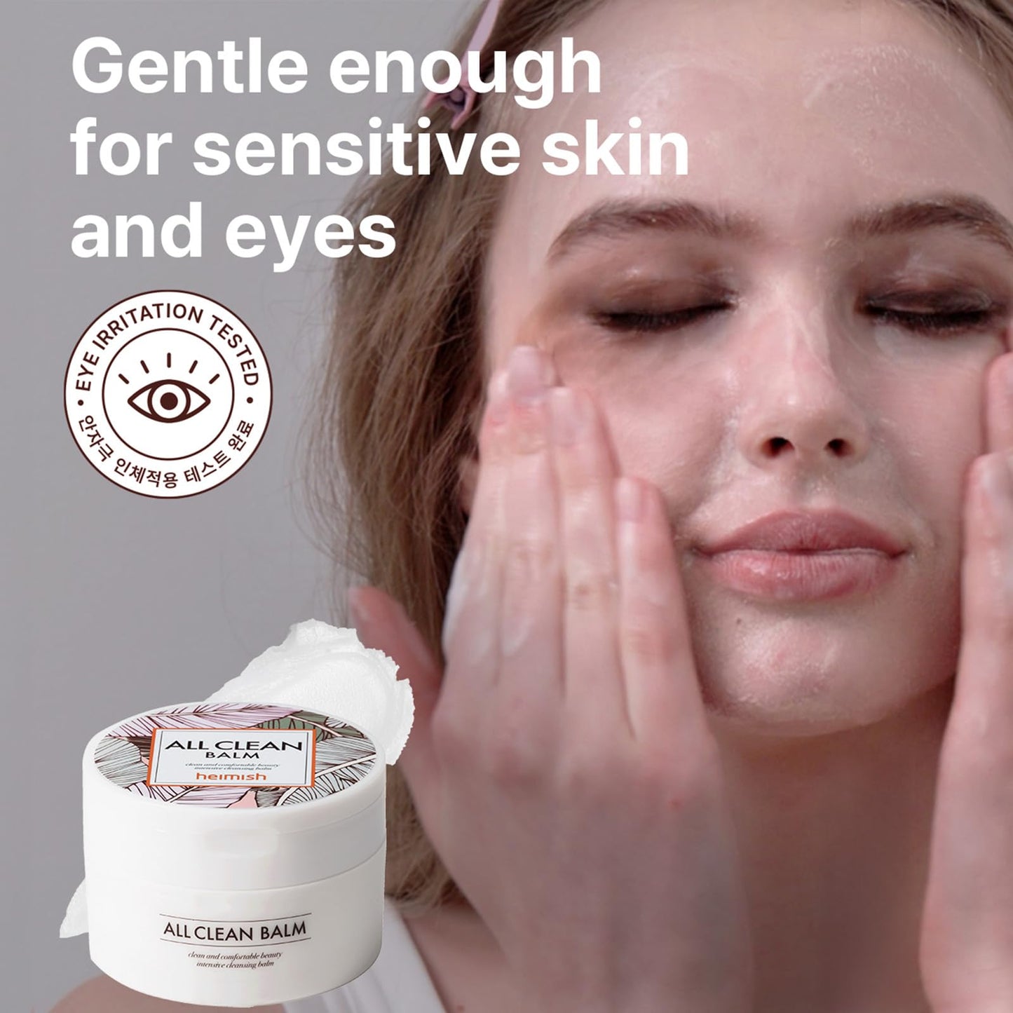 HEIMISH All Clean Balm - Cleansing Balm, Waterproof Makeup Remover, Face Cleanser, Oil Based Cleanser, Korean Skincare with Natural Aroma Oil, Vegan, For All Skin Types, 4.0fl.oz/120ml