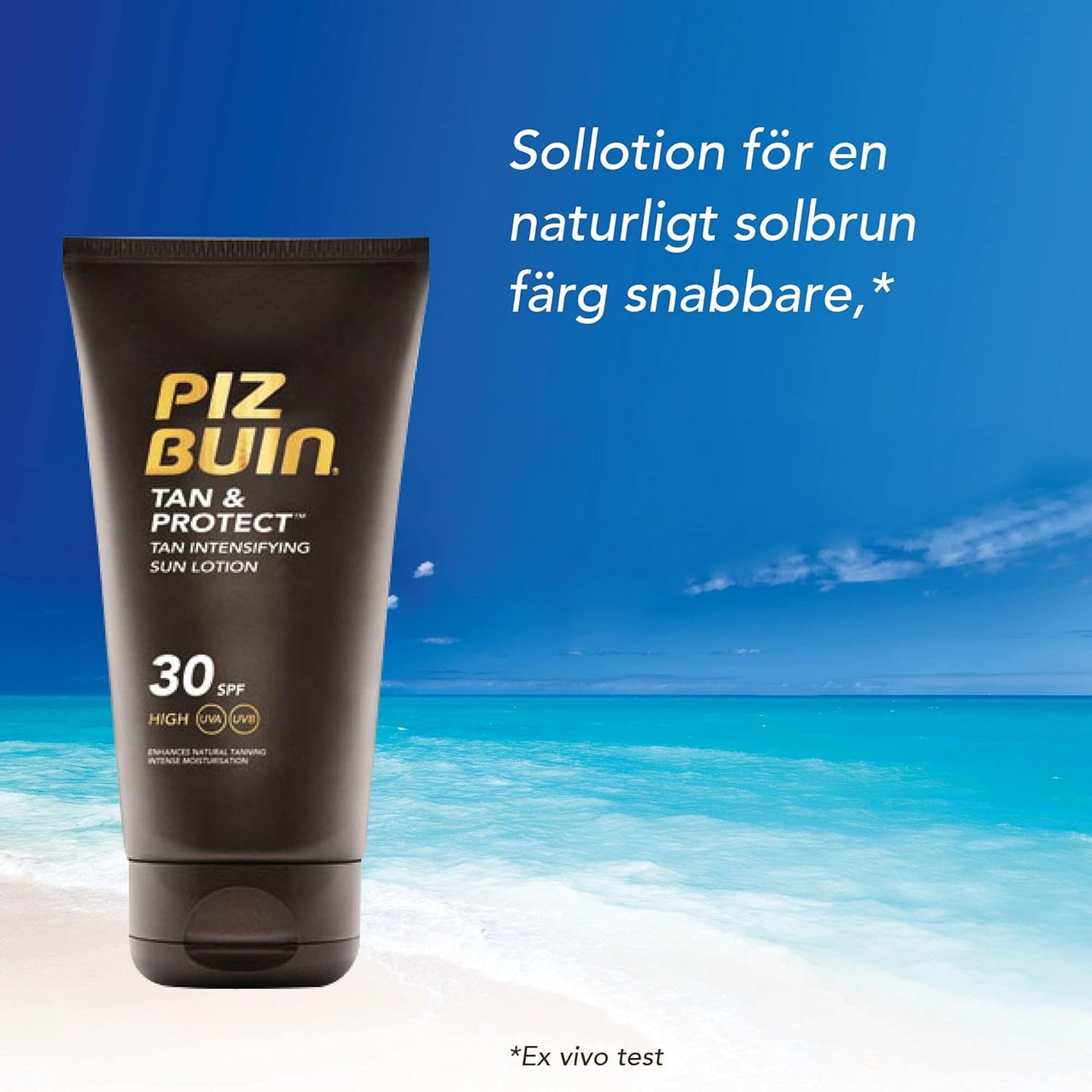 SPF 30 Tan Intensifying Lotion - Piz Buin Tan & Protect, 150ml for Sun-Kissed Skin