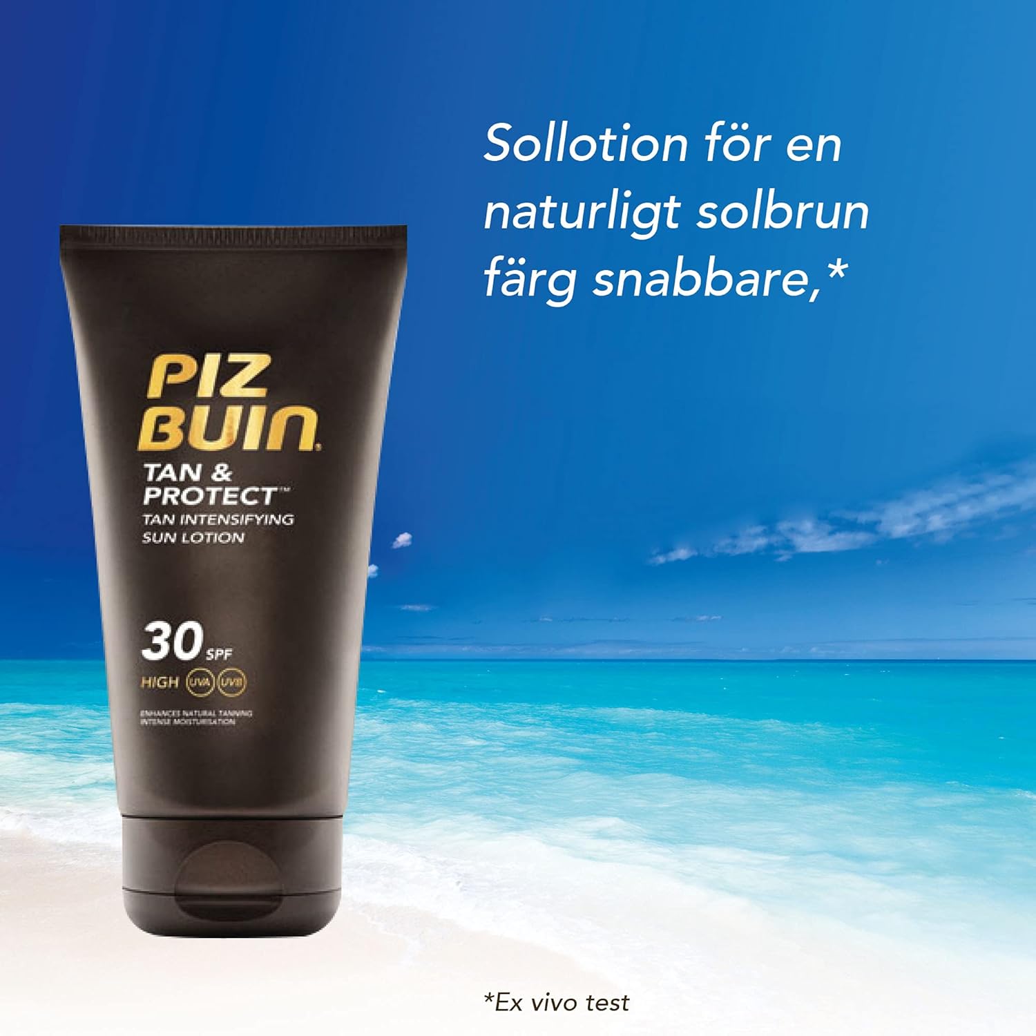 SPF 30 Tan Intensifying Lotion - Piz Buin Tan & Protect, 150ml for Sun-Kissed Skin