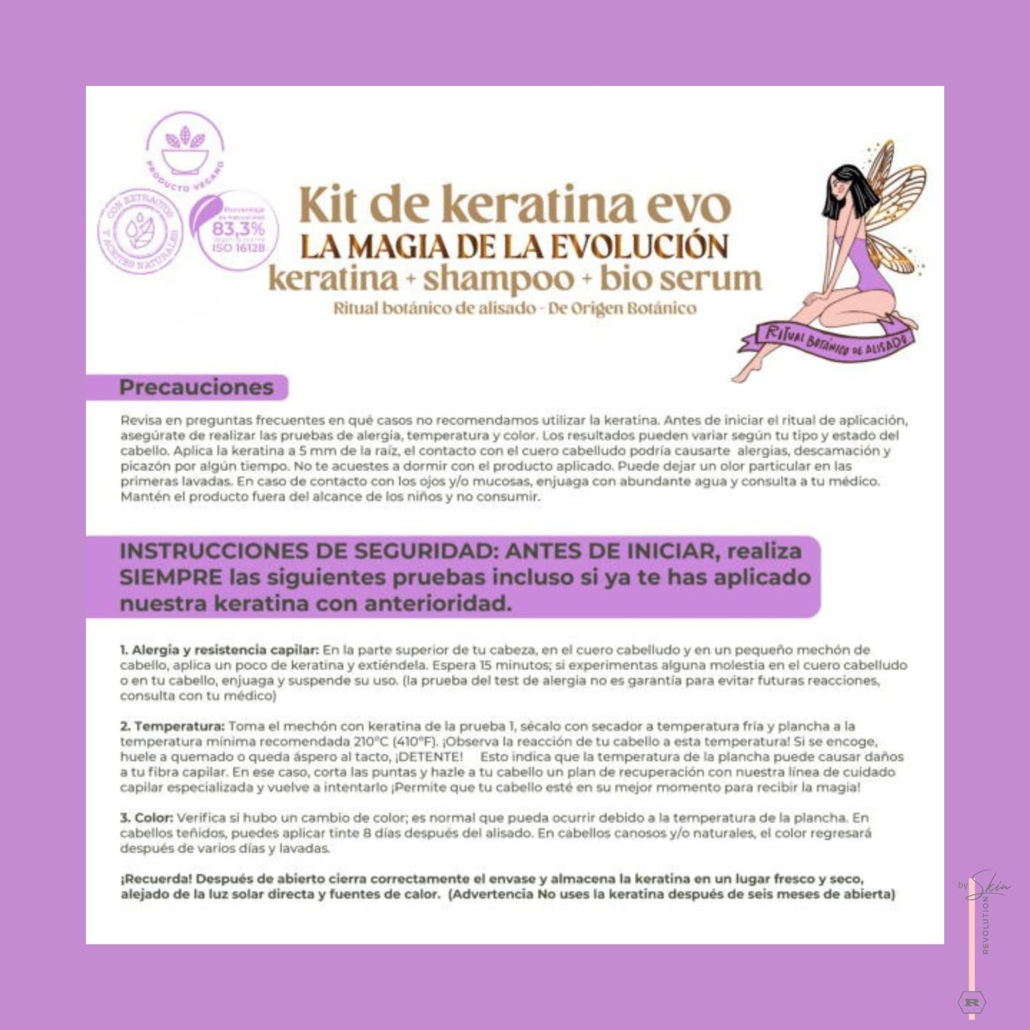 Ritual Botánico Keratina Orgánica | Treatment to Straighten, Repair and Relax Hair | All Natural, Organic & Vegan Ingredients | Product of Colombia| Keratin Medium, 250ml/8.45 Fl Oz)