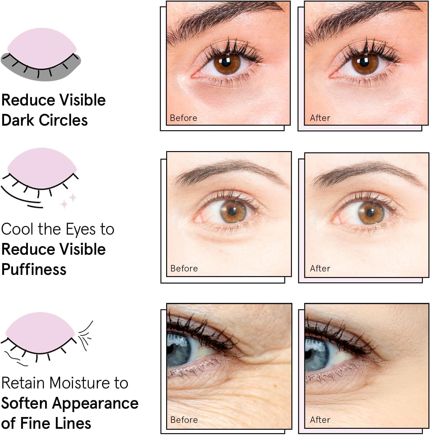 grace & stella Award Winning Under Eye Mask - Travel Essentials - Birthday Gifts for Women - Gel Eye Patches for Dark Circles, Puffy Eyes, Wrinkles, Undereye Bags - Vegan - Self Care (24 Pairs, Gold)