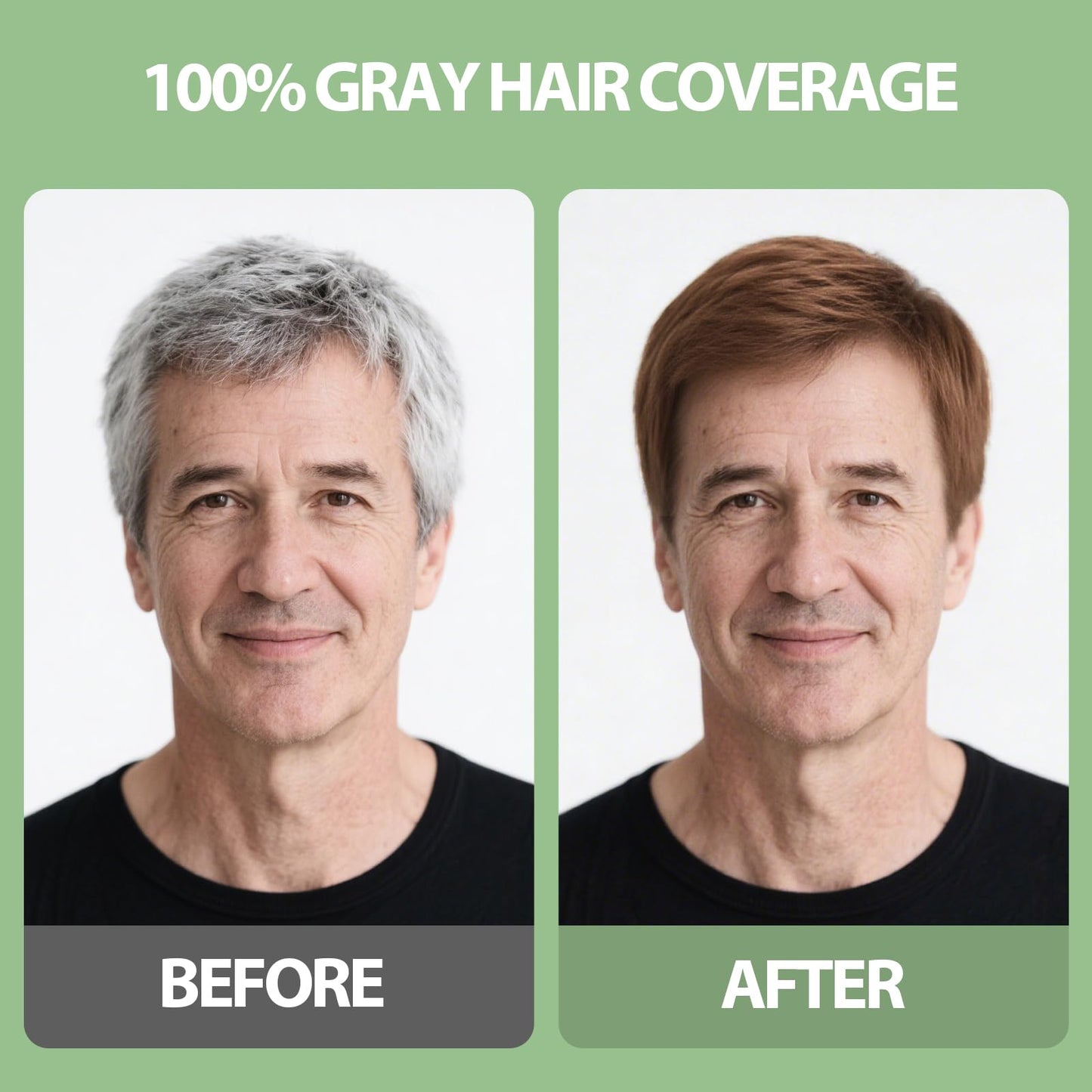 FARNDU Light Brown Hair Dye Shampoo 3 in 1 with Argan Oil – 10-15 Min Gray Coverage, Natural Instant Hair Color Shampoo for Women and Men, Long-Lasting Up to 6 Months