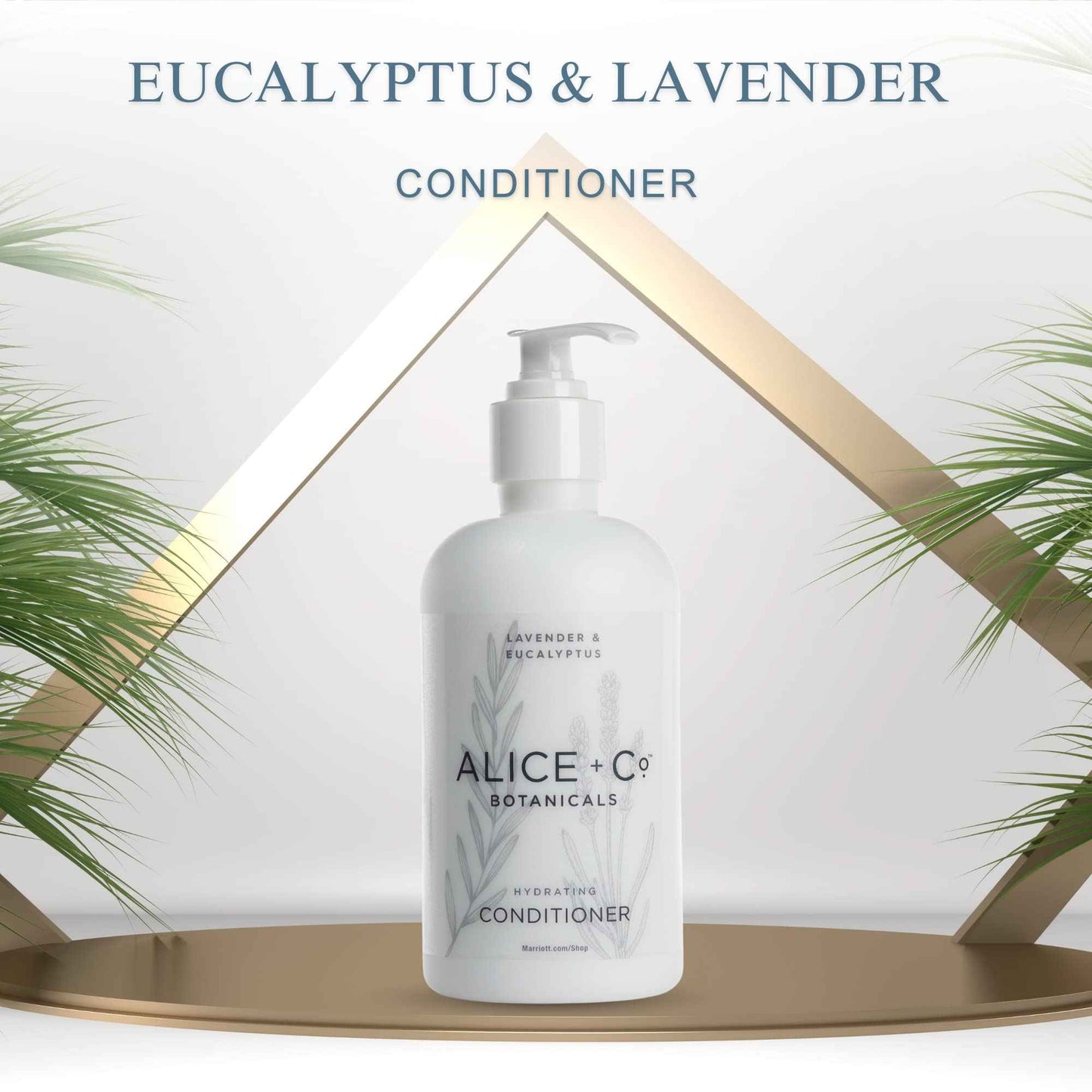 Alice + Co. Conditioner | Lavender & Eucalyptus | Hair Care | Fairfield by Marriott | Hotel Bath Amenities | 8.5 oz Conditioner