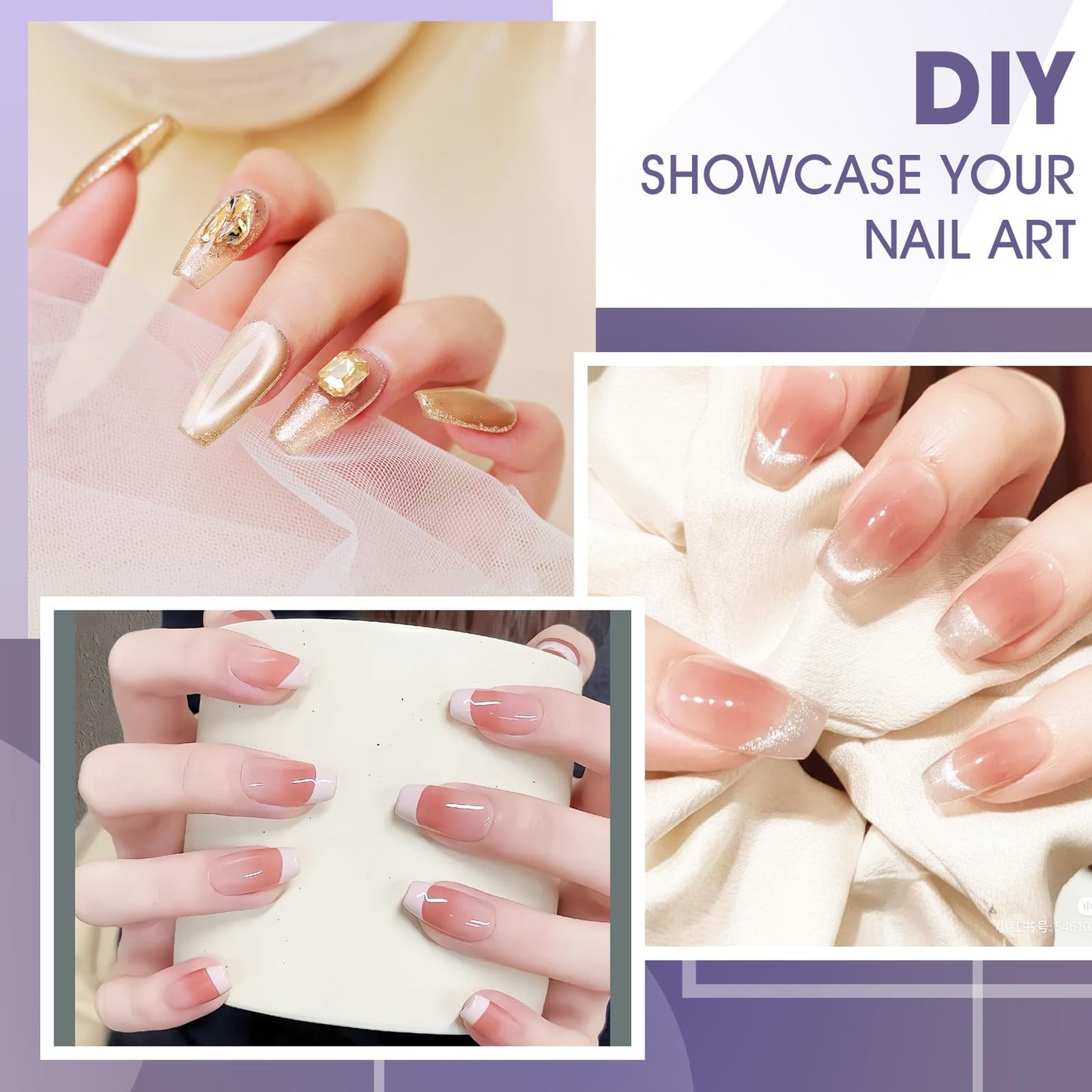 Short Coffin Gel Nail Tips: 240 PCS Pre-Shaped Full Cover False Coffin Nails Tips Acrylic Clear Fake Nails Extension for Nail Manicure Home DIY Women 12 Sizes