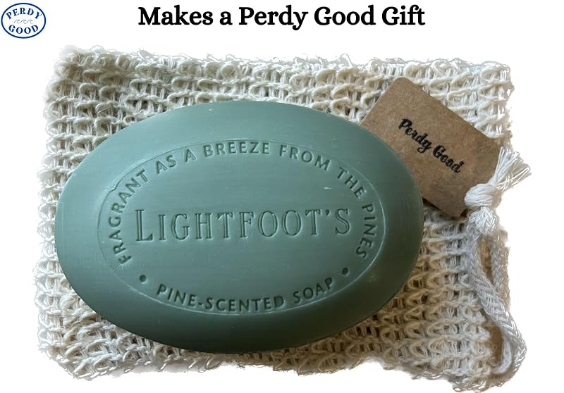 Men's Pine Soap Gift Set — 3 Bars + 3 Sisal Soap Saver Bags