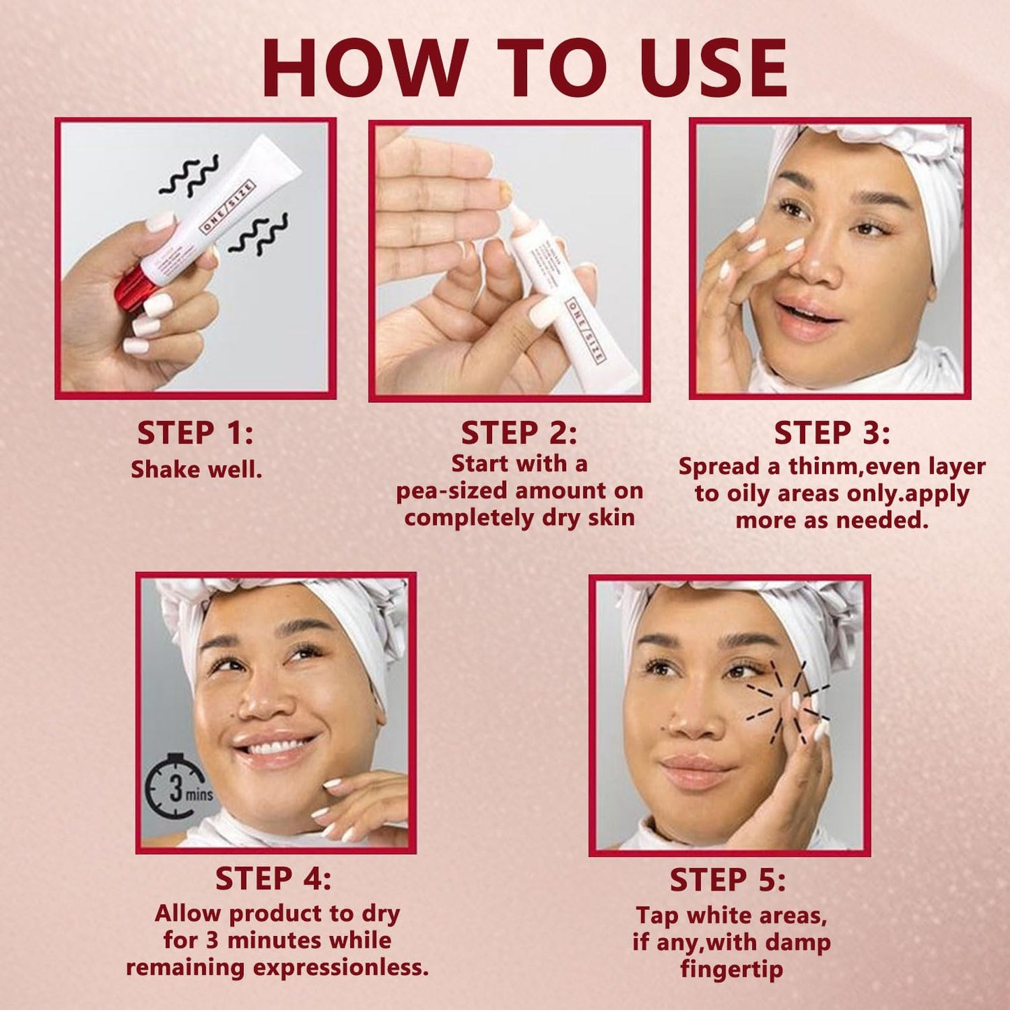 Sweat-Proof Makeup Base,Oil Sucker Extreme Mattifying Alkaline Primer,Pore Minimizing & Shine Control,Long-Lasting Oil-Free Matte Finish (3 pcs, ml)